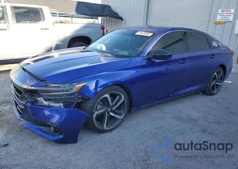 2022 Honda Accord Sport Se из США, поврежденный, VIN 1HGCV1F43NA056743